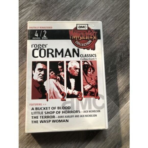 AMC Monsterfest Roger Corman ClassicsCollection 1. 2 DVDs The Terror, Wasp Woman - Picture 1 of 5